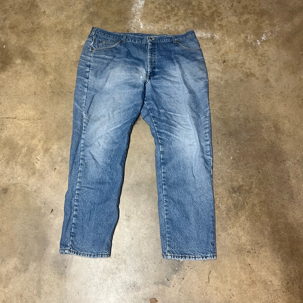 Vintage L.L. Bean Distressed Thermal Lined Jeans